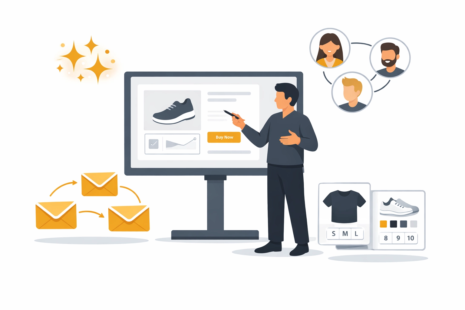 Interactive presentation software with AI recommendations and live collaboration features
