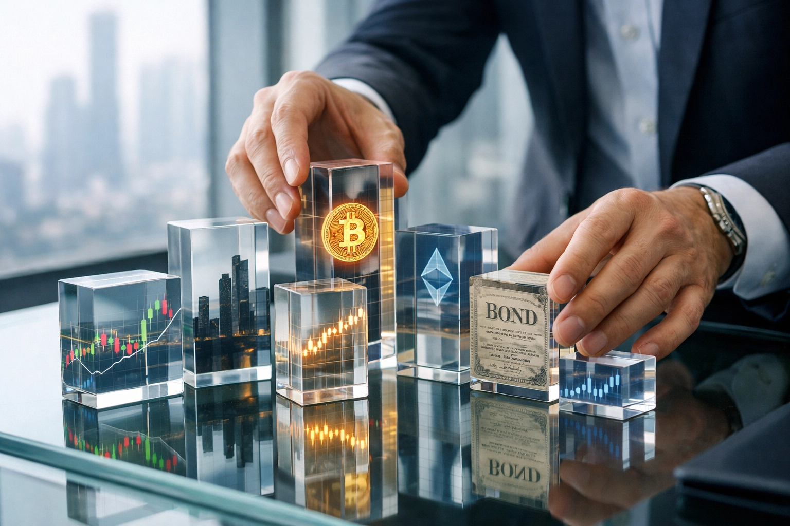 Strategic asset allocation planning for accredited investors using 40/30/30 model