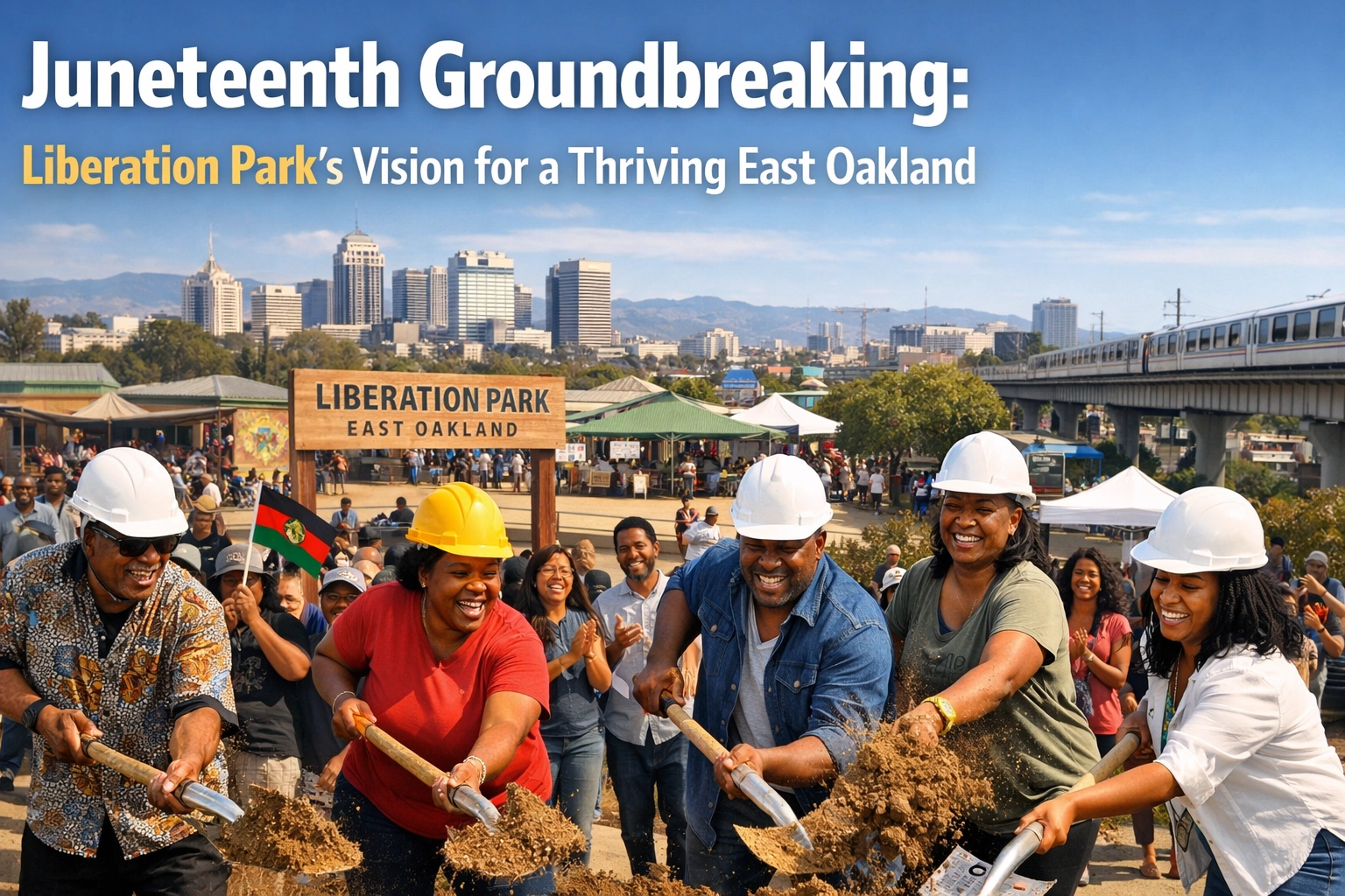 Juneteenth Groundbreaking: Liberation Park's Vision for a Thriving East Oakland