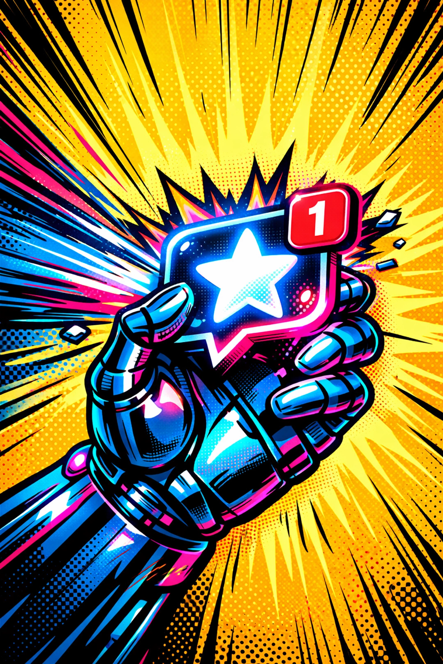 Robotic hand catching an instant lead notification to show fast AI assistant response times.