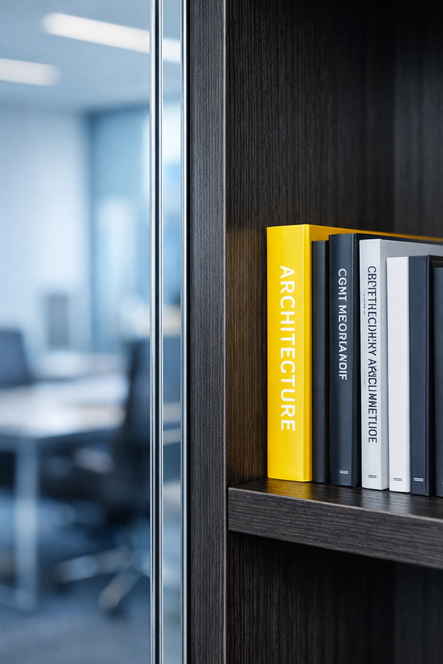 Crystal clear glass partitions and dust-free shelves from Ninja-Level Office Cleaning in Worcester.