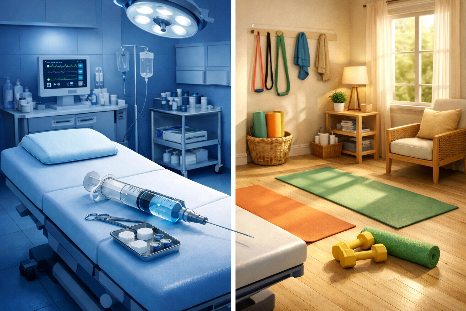 Comparison of invasive epidural injection treatment versus non-invasive sciatica relief therapy options