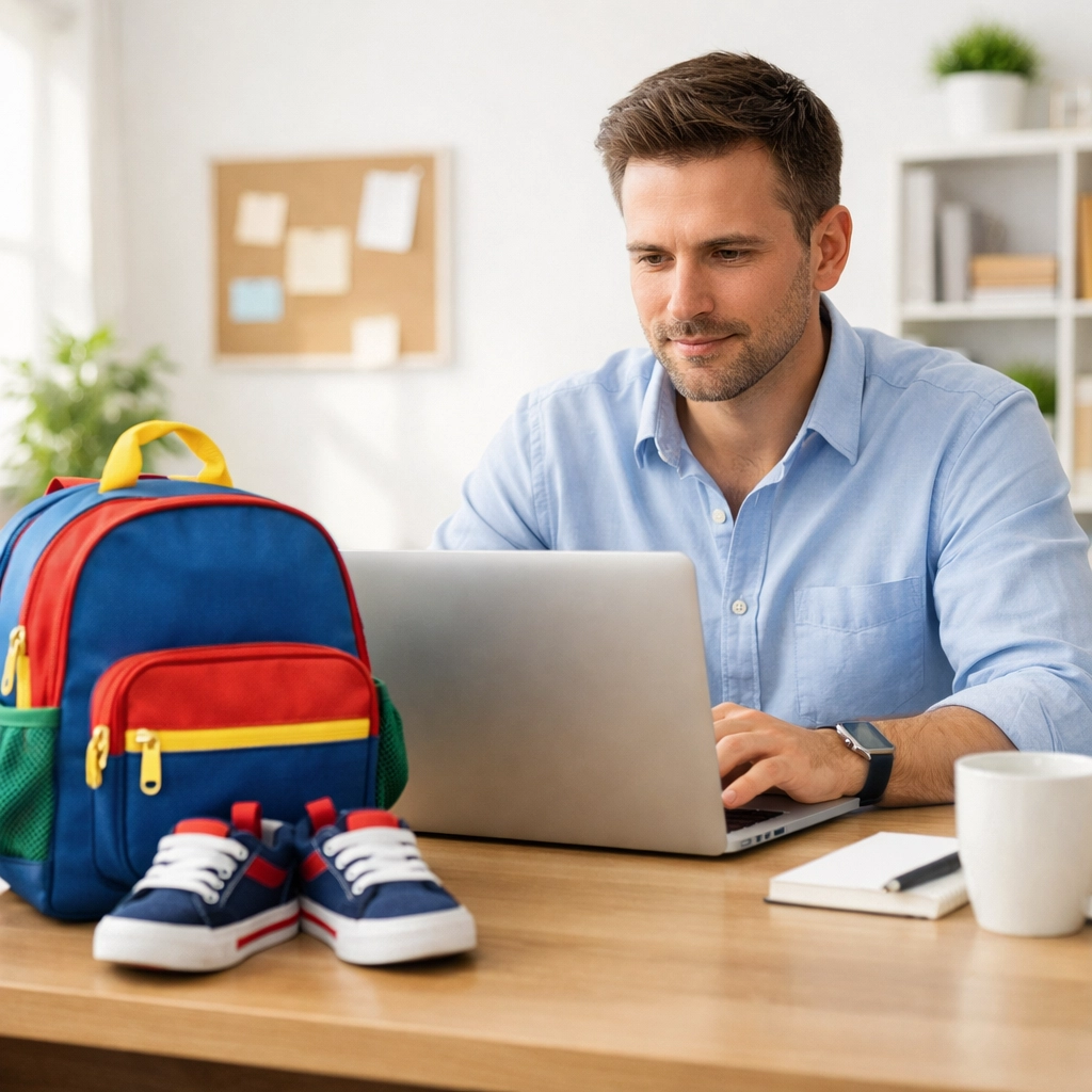 Single dad using UK family law guidance to actively participate in his child's education.
