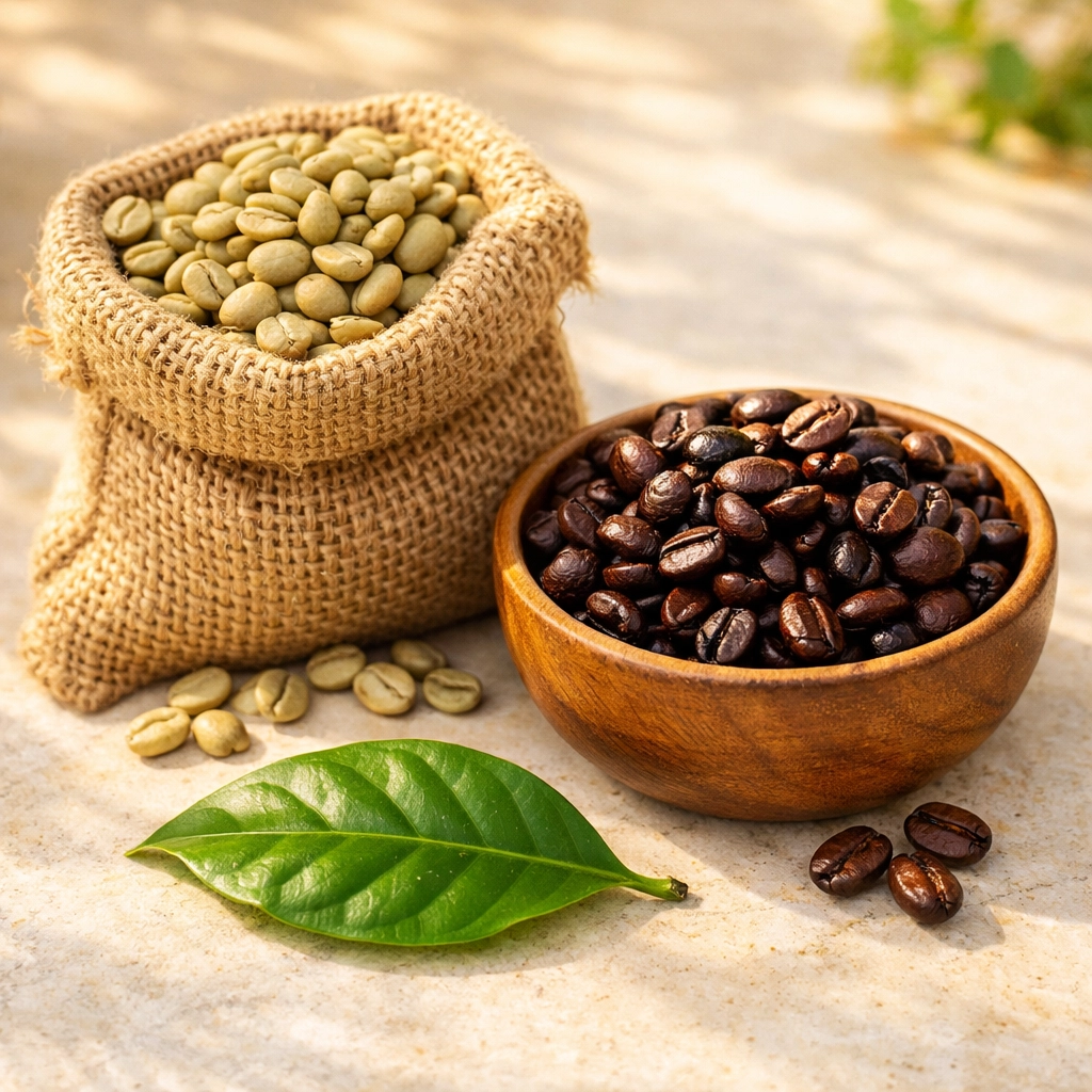 Ethically sourced green and roasted coffee beans from a specialist wholesale coffee roaster.