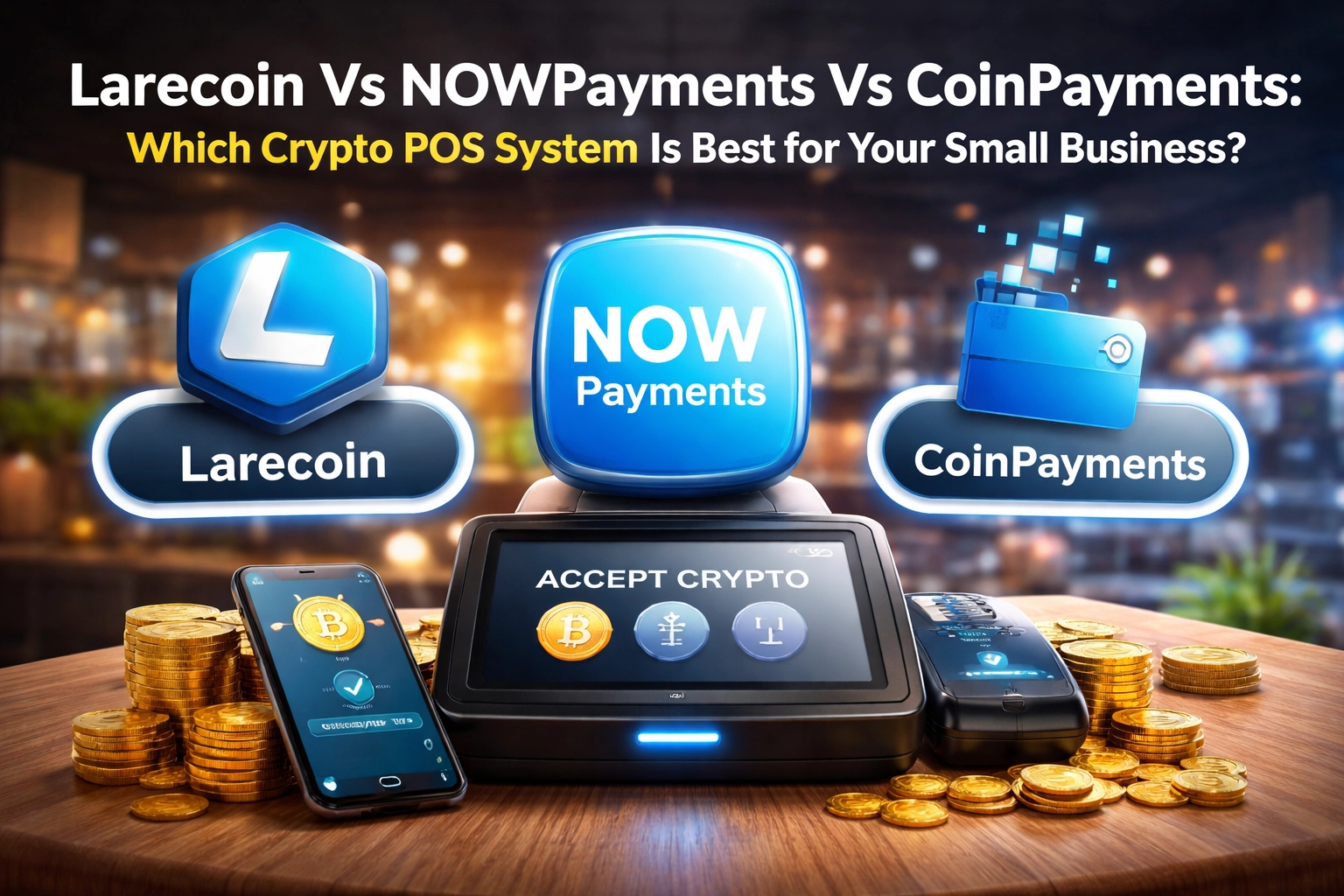 [HERO] Larecoin Vs NOWPayments Vs CoinPayments: Which Crypto POS System Is Best for Your Small Business?