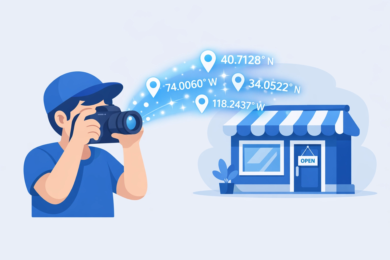 Using geotagged media and location metadata to boost local SEO for Monmouth County stores.