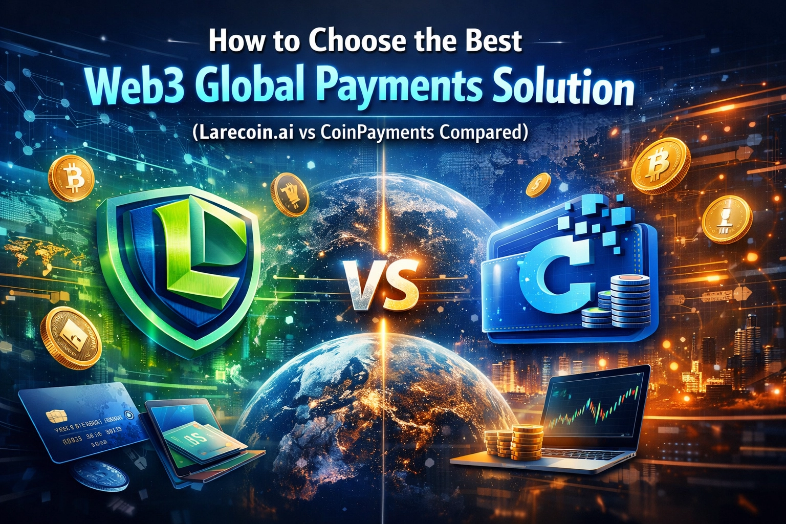 [HERO] How to Choose the Best Web3 Global Payments Solution (Larecoin.ai vs CoinPayments Compared)