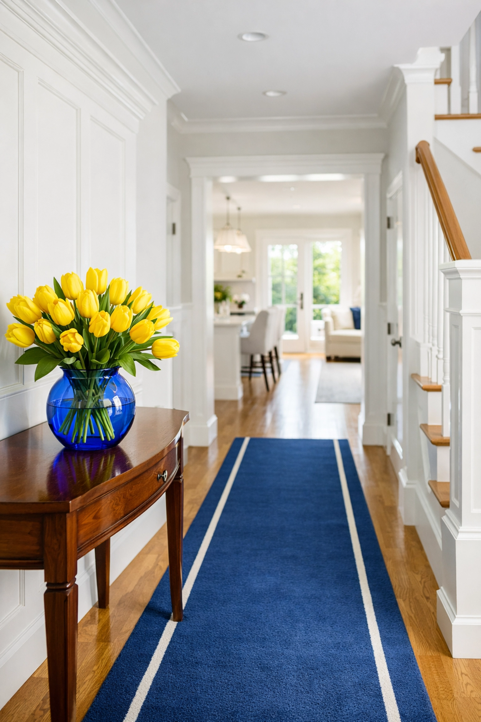 Inviting and clutter-free entryway in Shirley after a deep House Cleaning Shirley MA service.