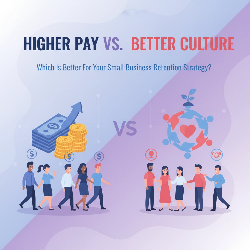 Higher Pay Vs. Better Culture: Which Is Better For Your Small Business Retention Strategy?