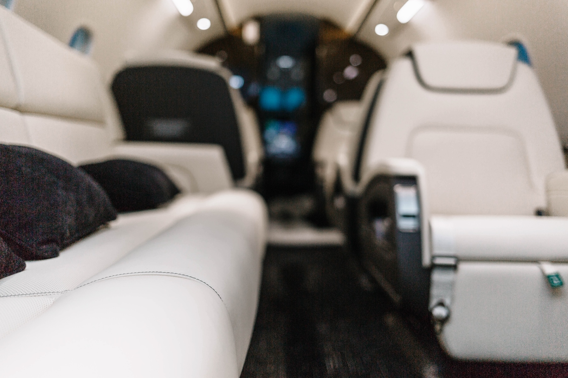 Falcon 8X private jet cabin (Rear)