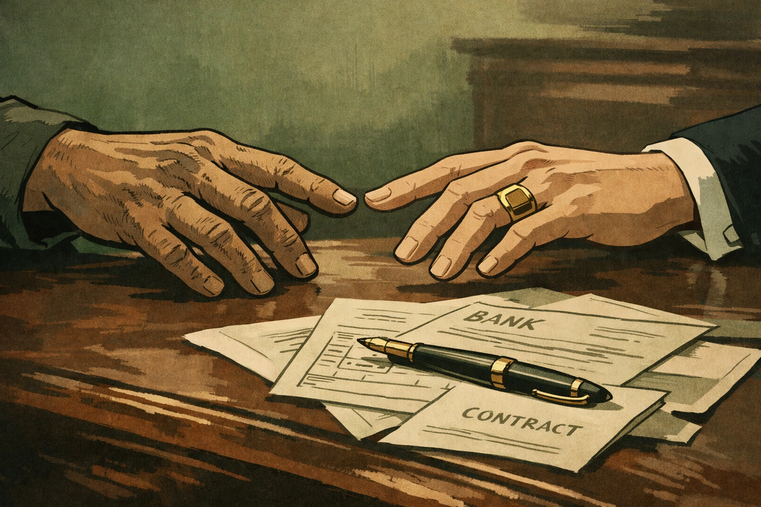 Class divide in Gilded Age gay romance: worker's calloused hand meets banker's privileged hand