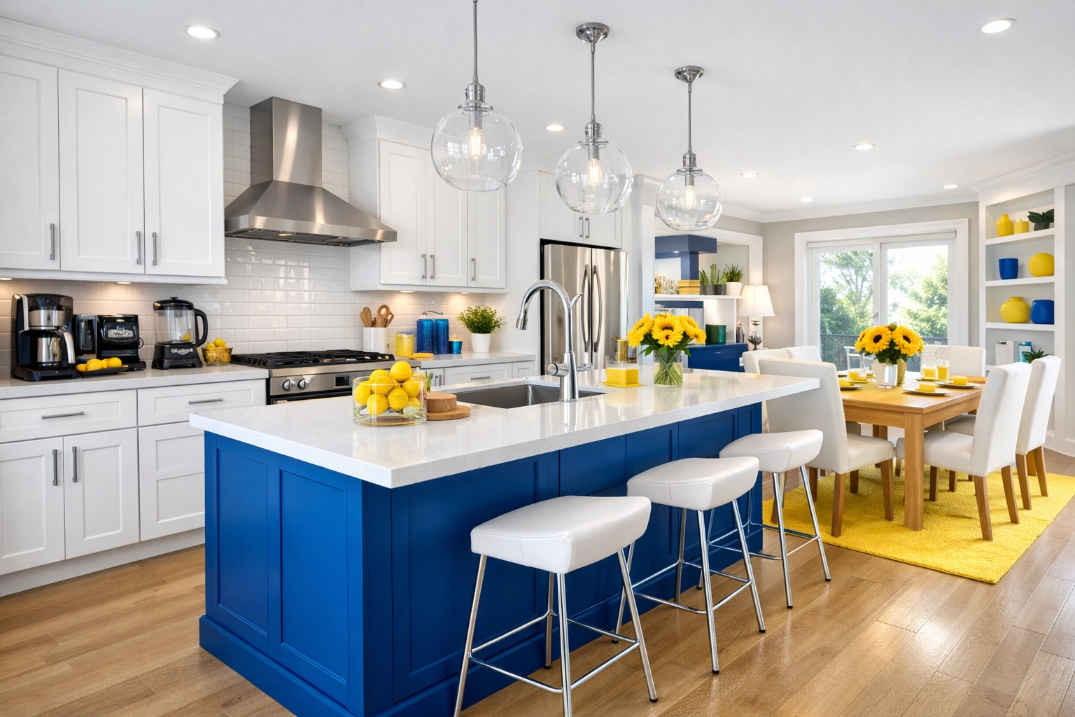 Sparkling clean kitchen after a deep cleaning Leominster MA service by The Cleaning Ninjas Inc.
