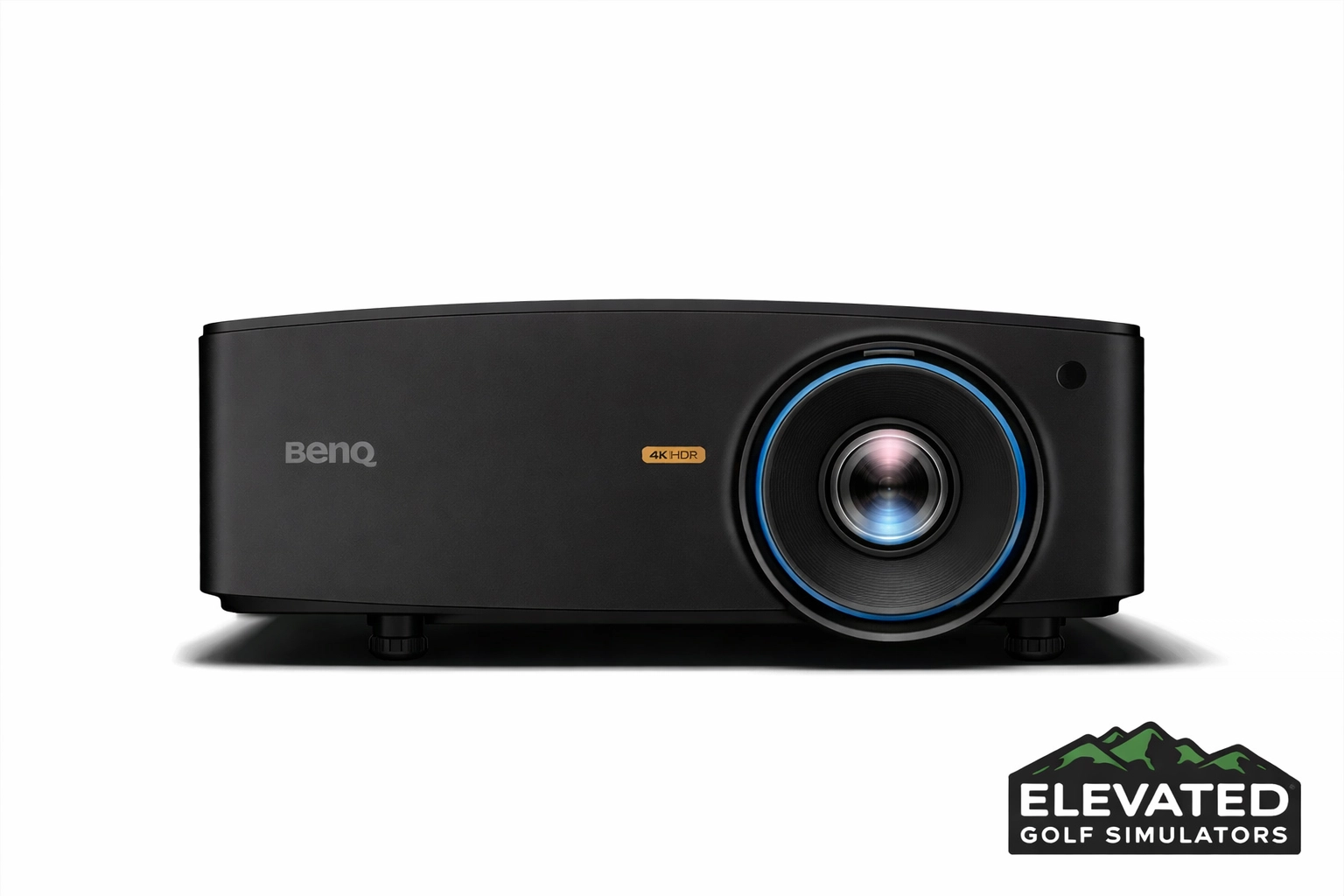 Front view of the BenQ 4K laser projector
