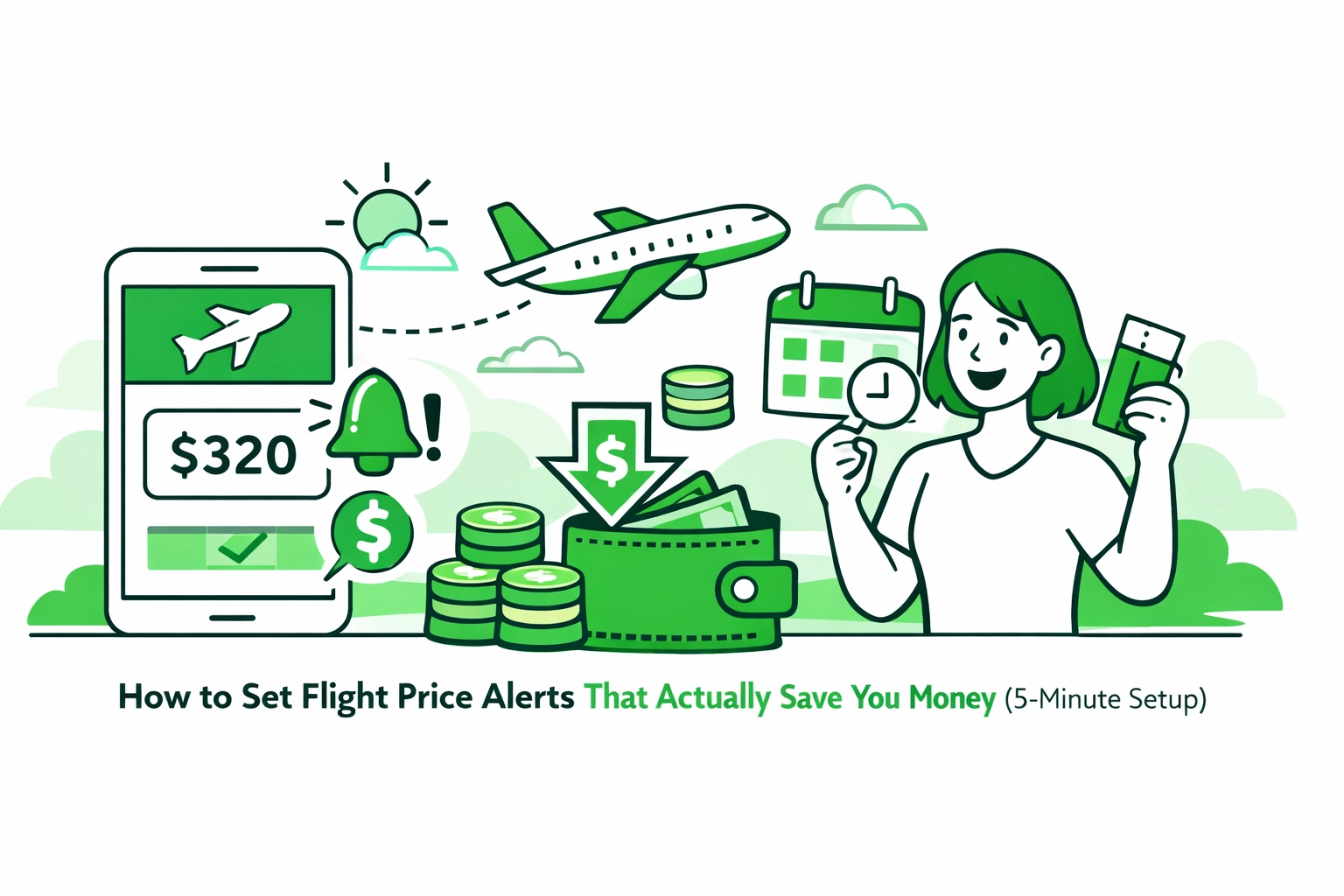 [HERO] How to Set Flight Price Alerts That Actually Save You Money (5-Minute Setup)