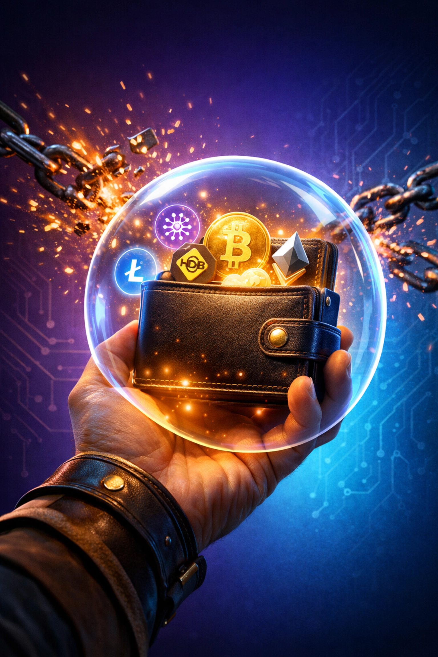 Self-custody crypto wallet with merchant control and no withdrawal fees breaking free from traditional payment gateways