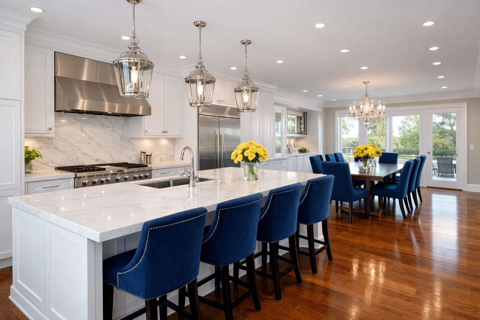 Spotless luxury kitchen in Bolton MA after a professional Deep Cleaning Bolton MA service.