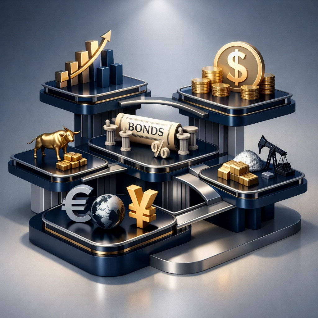 Diversified hedge fund portfolio structure with multiple investment strategies