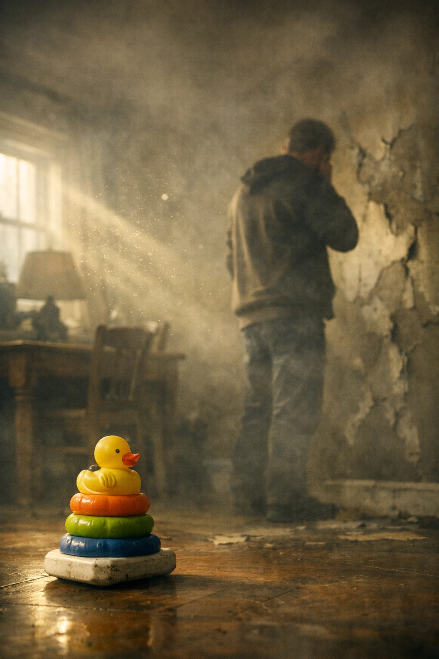 Smoke haze lingering inside Bucks County home showing health hazards