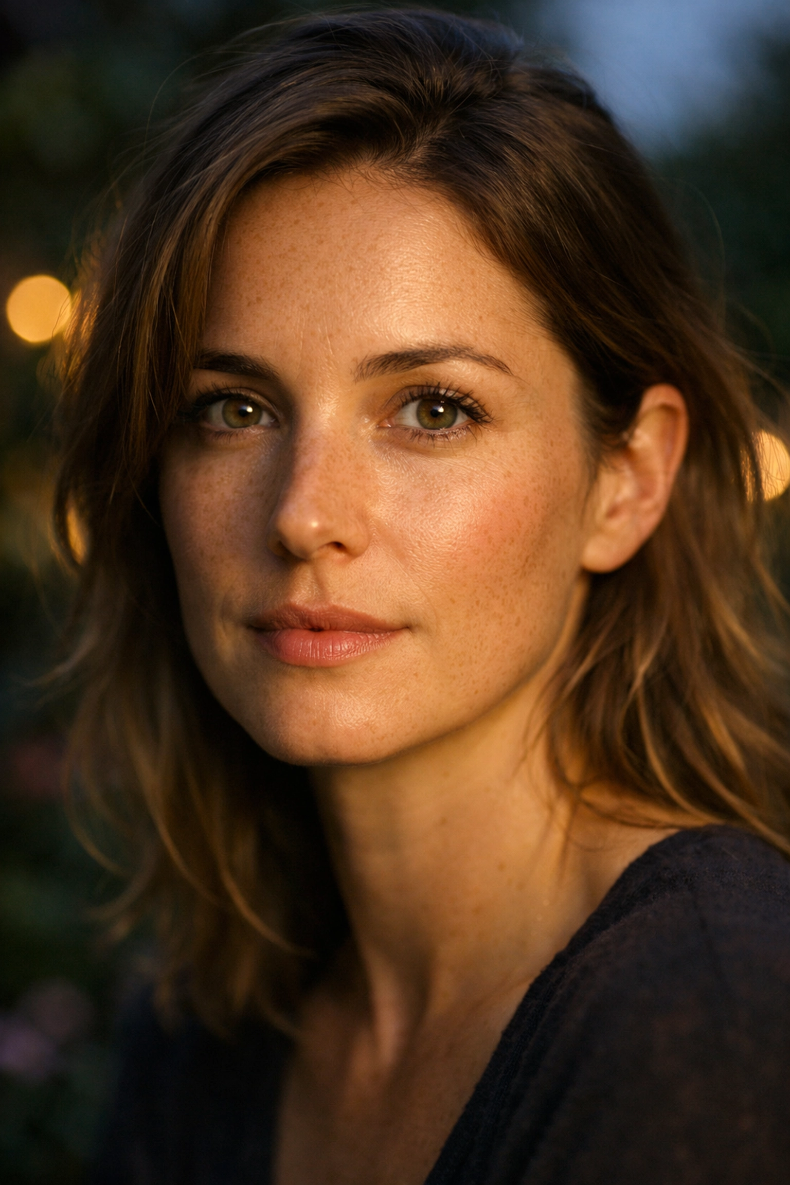 Portrait photography techniques using AI photo editing tutorials for natural skin relighting.