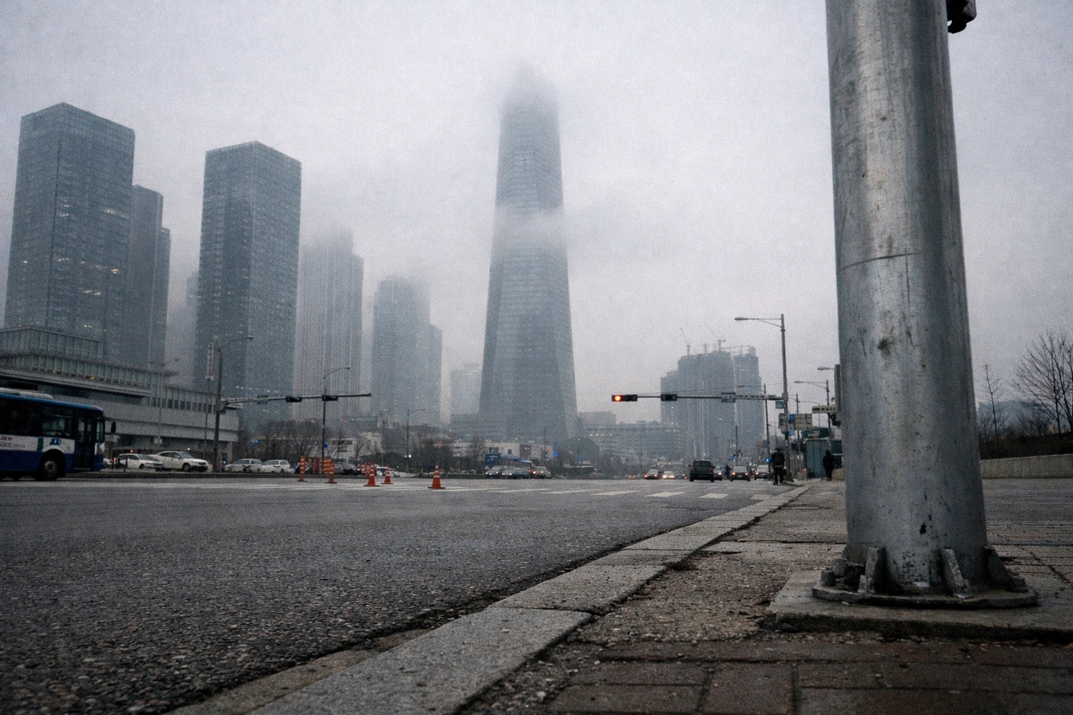 Skyscrapers in Songdo International Business District, a key node in the North Asia biotech innovation hub.