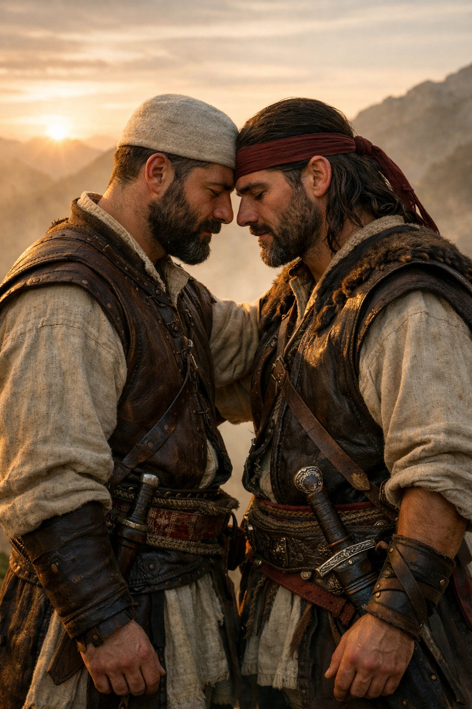 Historical MM romance: Two medieval Balkan warriors share an intimate spiritual brotherhood ritual on a mountain.