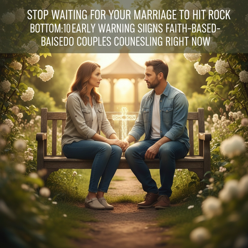 Stop Waiting for Your Marriage to Hit Rock Bottom: 10 Early Warning Signs You Need Faith-Based Couples Counseling Right Now