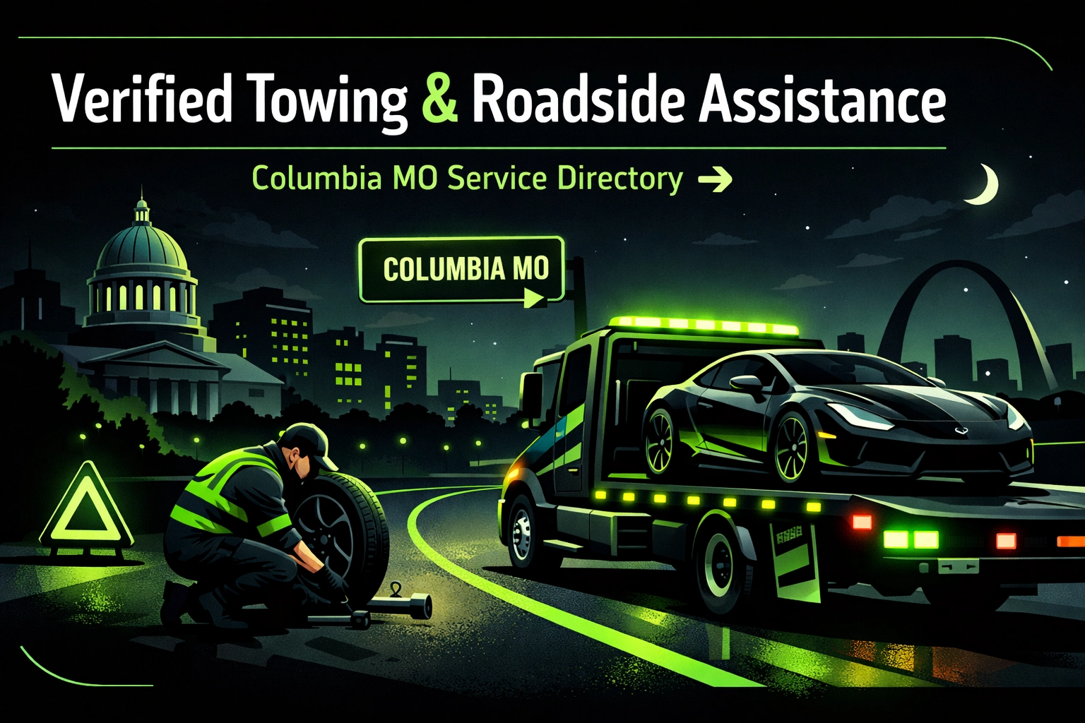 [HERO] Verified Towing & Roadside Assistance | Columbia MO Service Directory