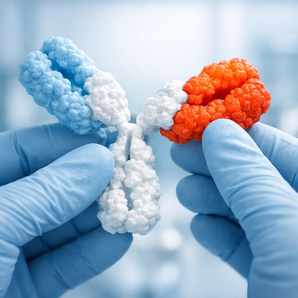 Antibody molecule model demonstrating molecular engineering and optimization capabilities