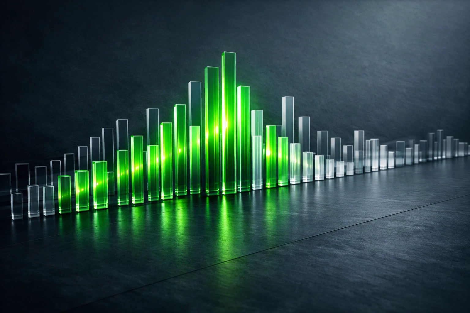 Abstract visualization of match tempo and scoring variance trends analyzed by AI for smarter betting.