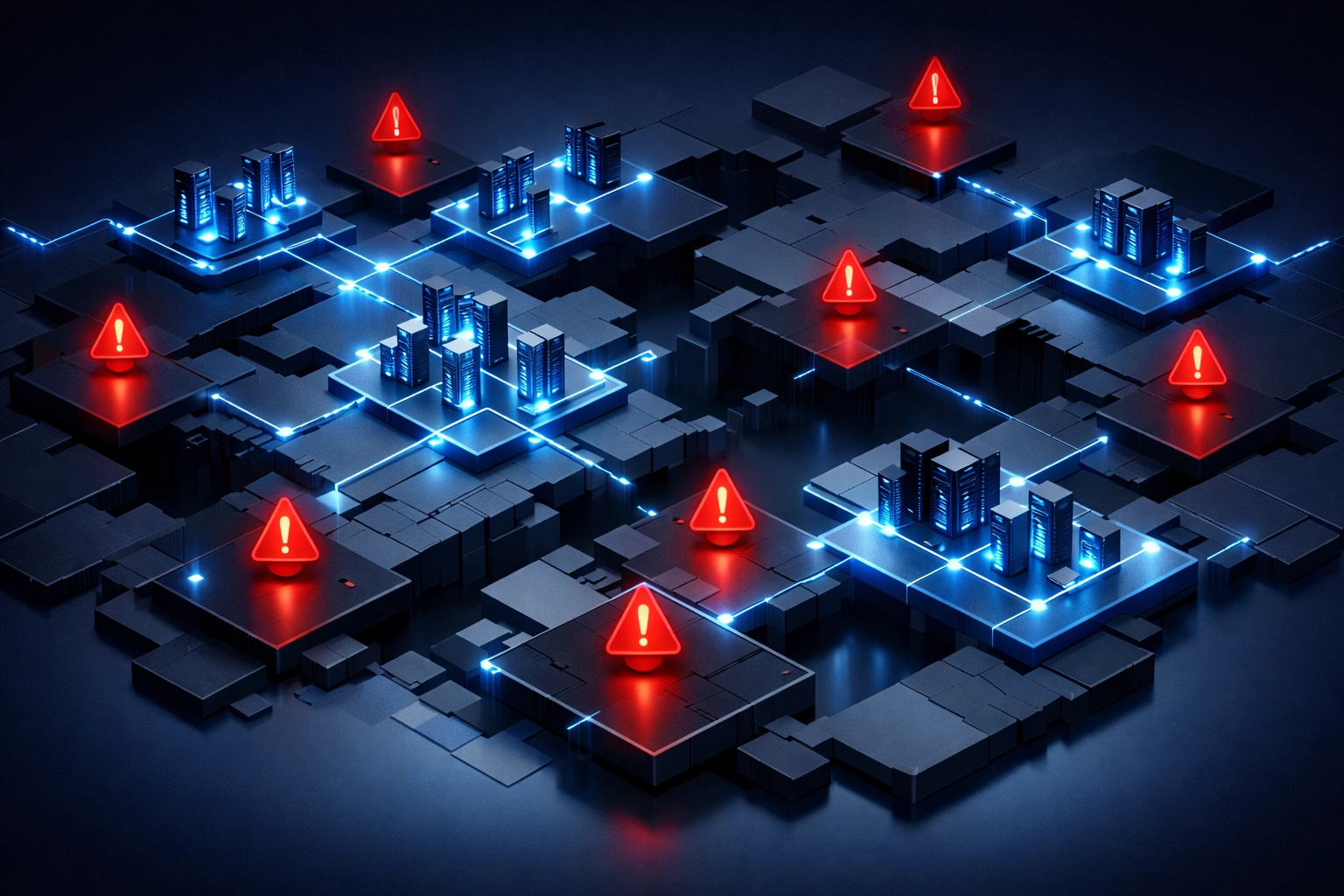 ServiceNow ITOM network discovery gaps showing incomplete CMDB infrastructure with missing connections