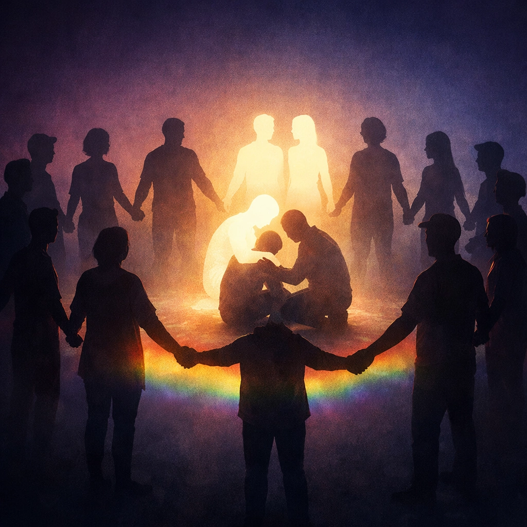 LGBTQ+ community united in solidarity during 1980s AIDS epidemic