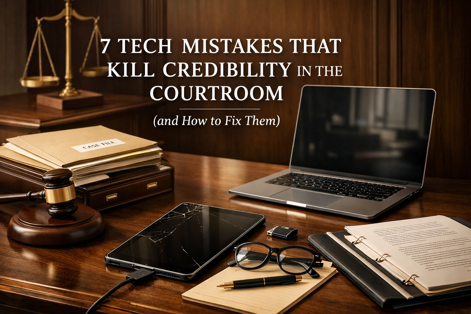 [HERO] 7 Tech Mistakes That Kill Credibility in the Courtroom (and How to Fix Them)