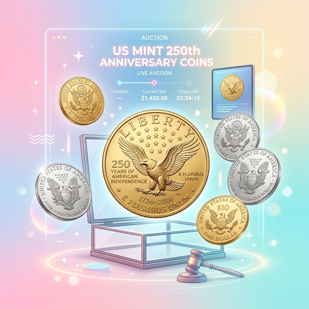 [HERO] US Mint 250th Anniversary Coins 101: A Beginner’s Guide to Mastering American Heritage Collectibles Auctions