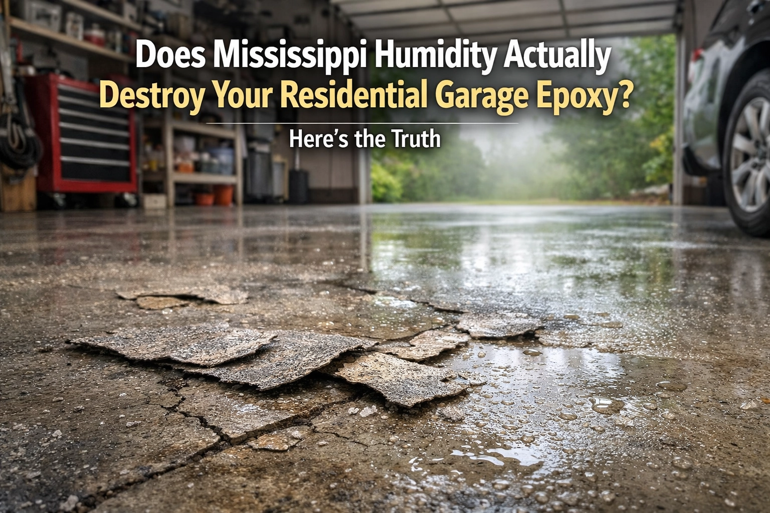 [HERO] Does Mississippi Humidity Actually Destroy Your Residential Garage Epoxy? Here