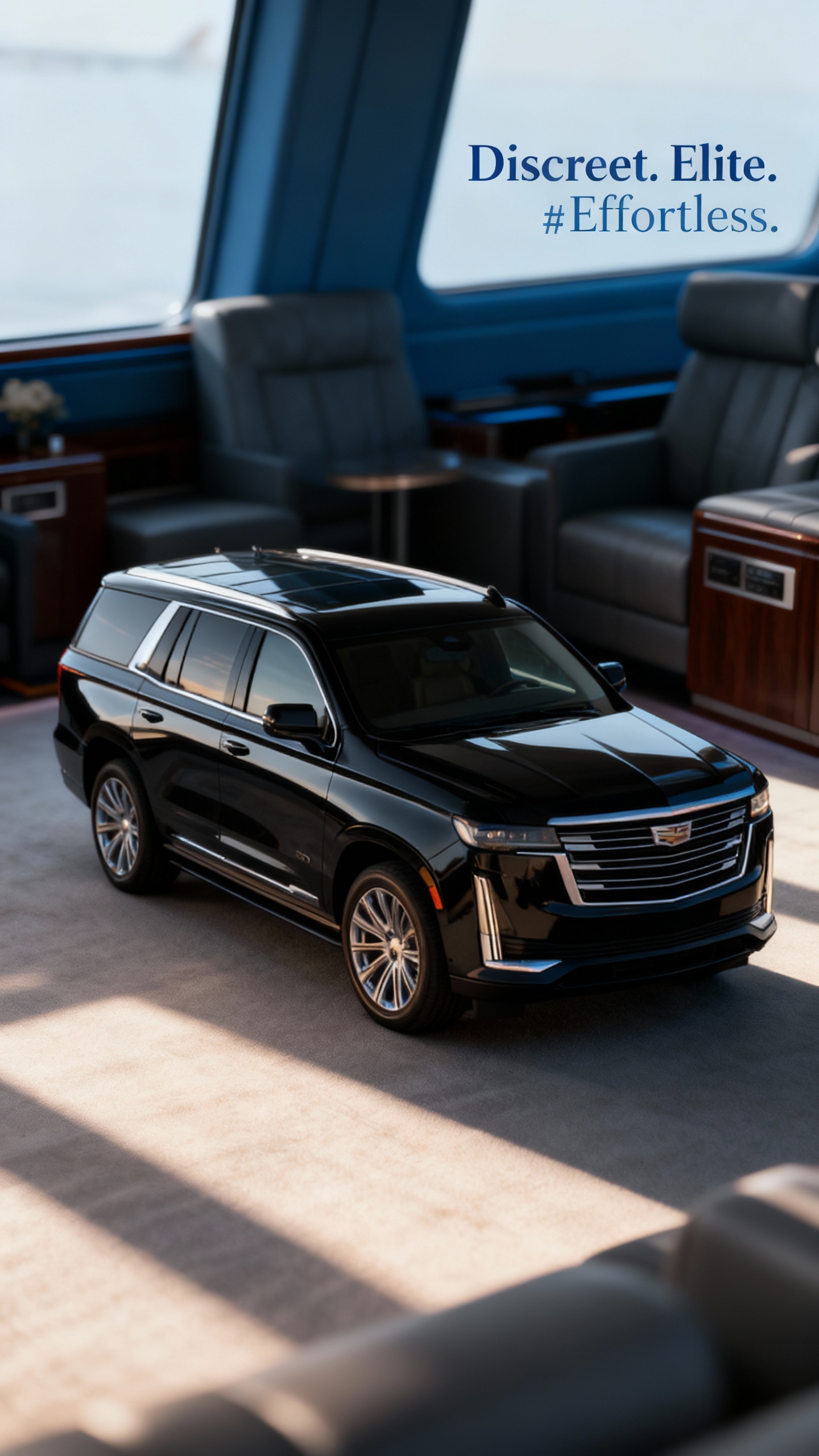 Electric vs. Traditional Luxury Fleets: What's Best for Orange County Executives? 2 Luxe Elite Transportation Cadillac SUV