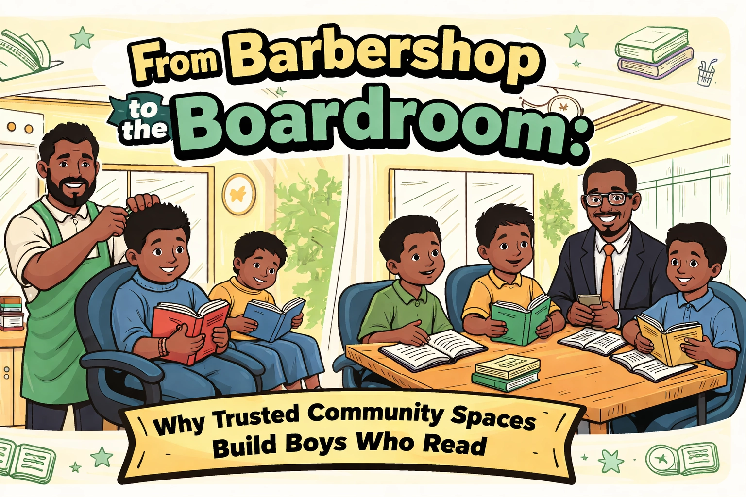 [HERO] From Barbershop to the Boardroom: Why Trusted Community Spaces Build Boys Who Read