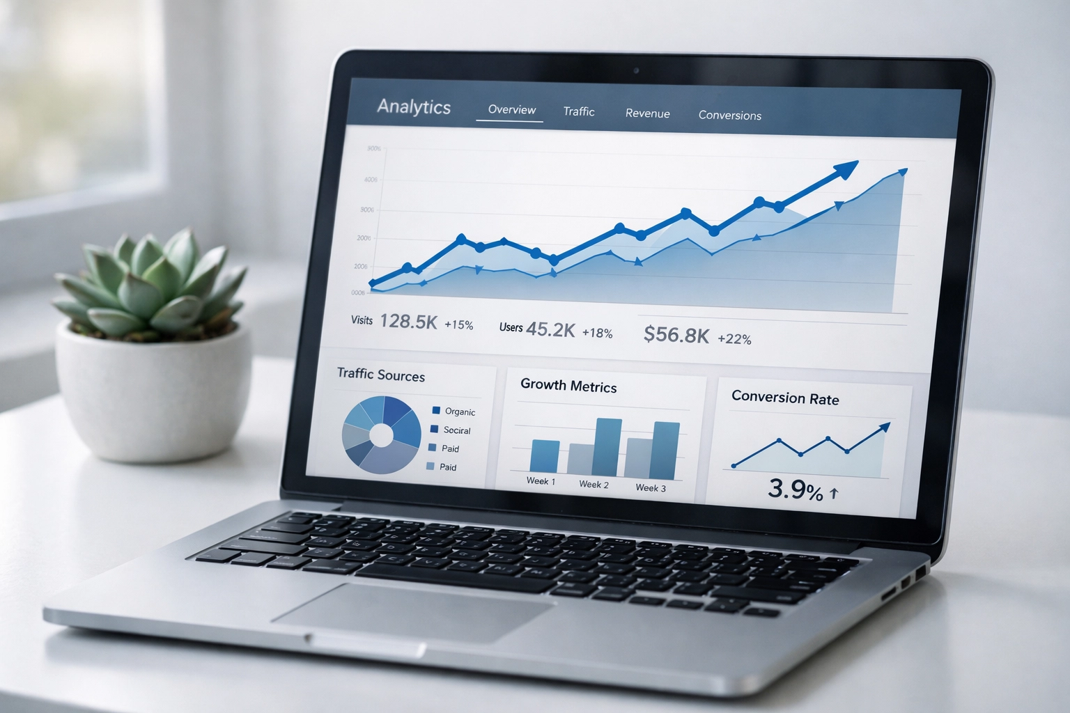 Reputation management analytics dashboard tracking cleaning business review metrics