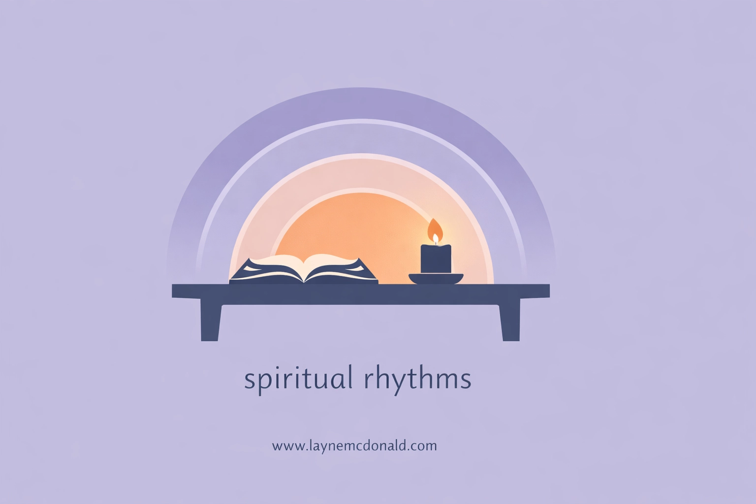 A glowing candle and Bible on a table symbolizing daily spiritual rhythms and Christian routines.