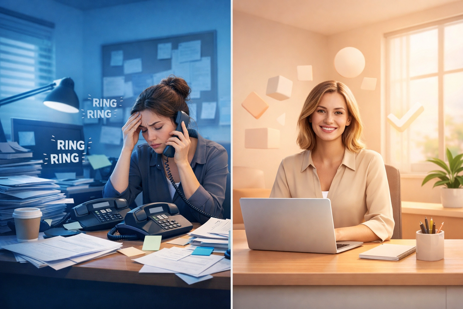 Comparison of untrained versus trained admissions team workspace efficiency