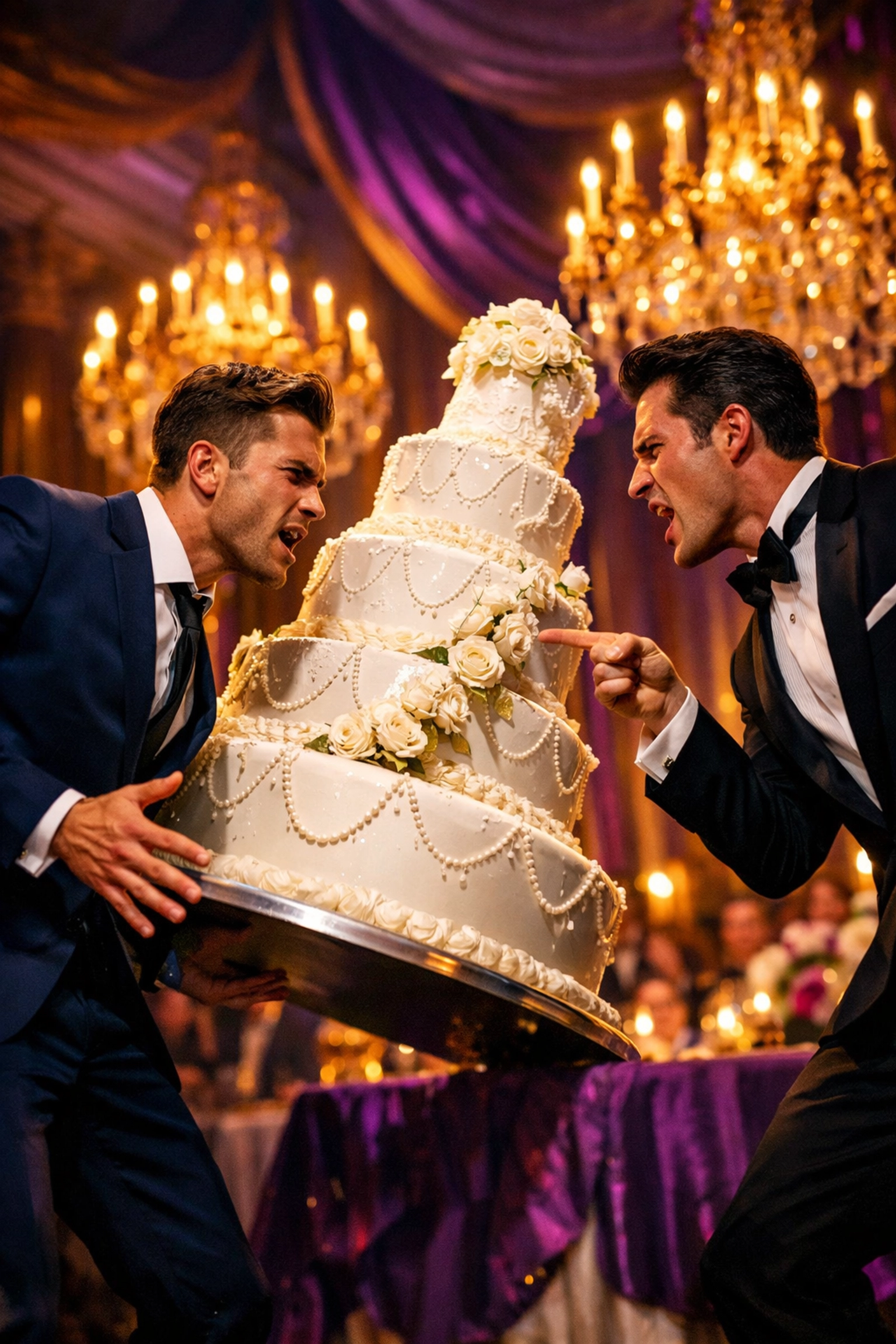 Alex and Henry argue at royal wedding as expensive cake topples in Red White Royal Blue