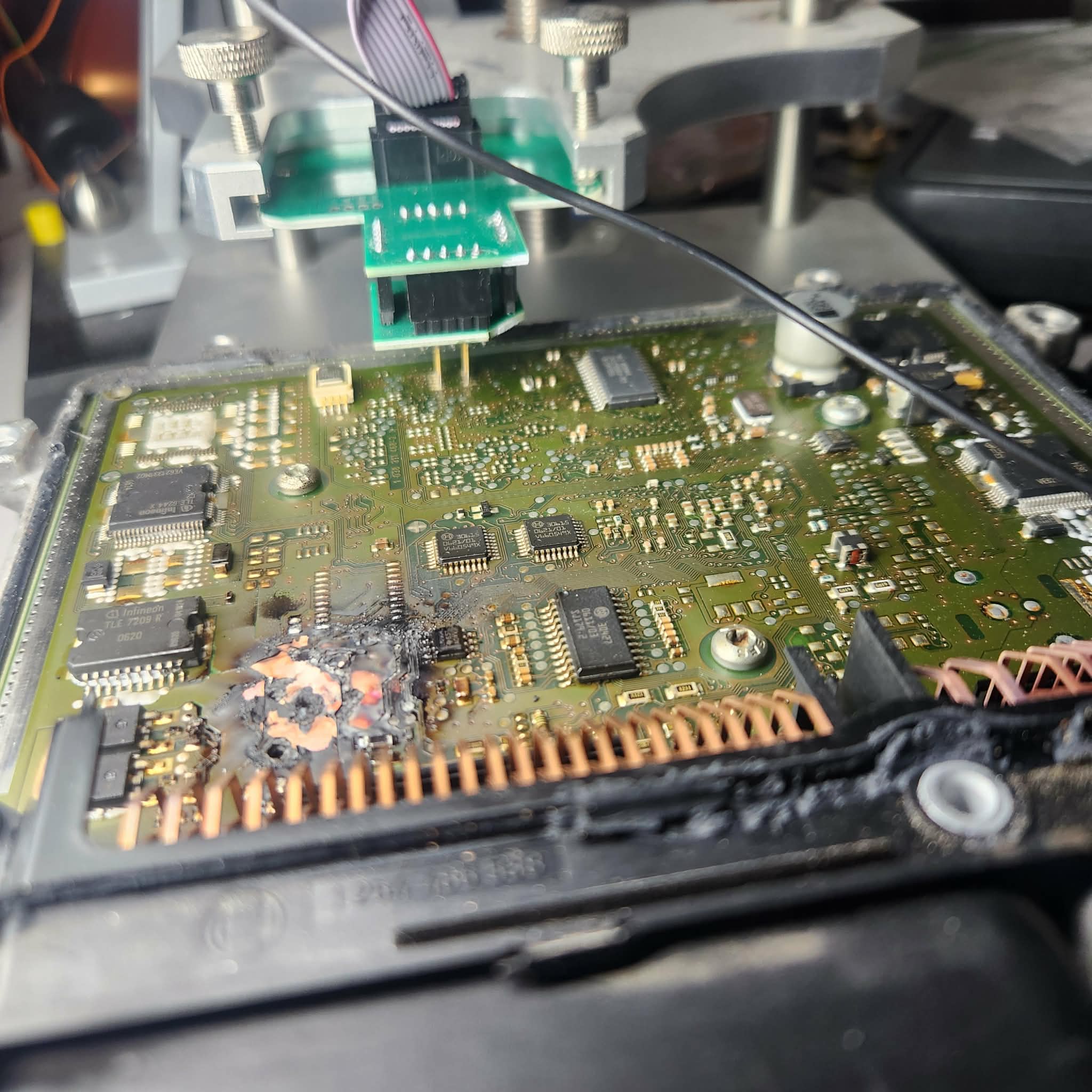 ECU and Module Cloning Bench Setup using Goldcar