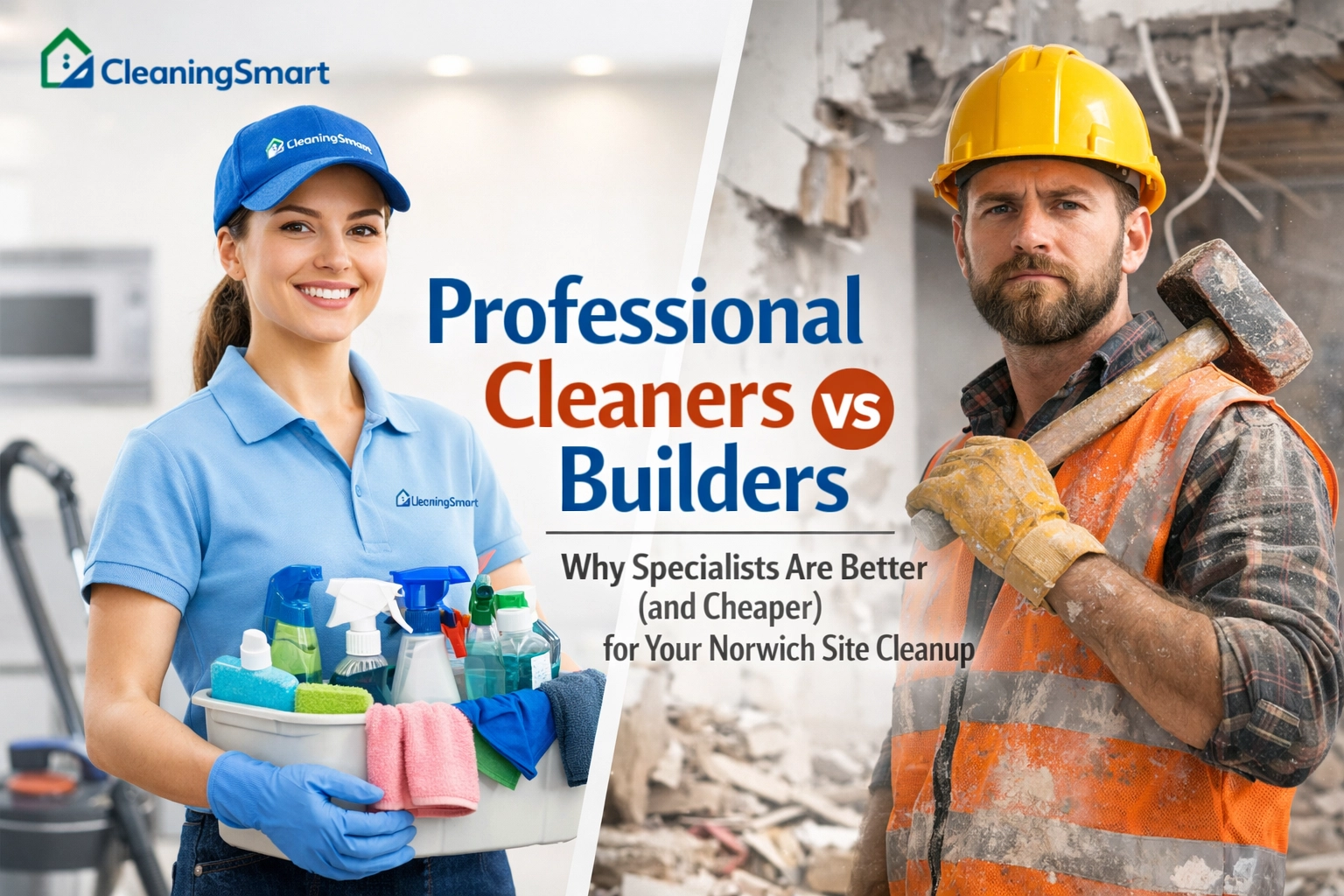 [HERO] Professional Cleaners vs Builders: Why Specialists Are Better (and Cheaper) for Your Norwich Site Cleanup