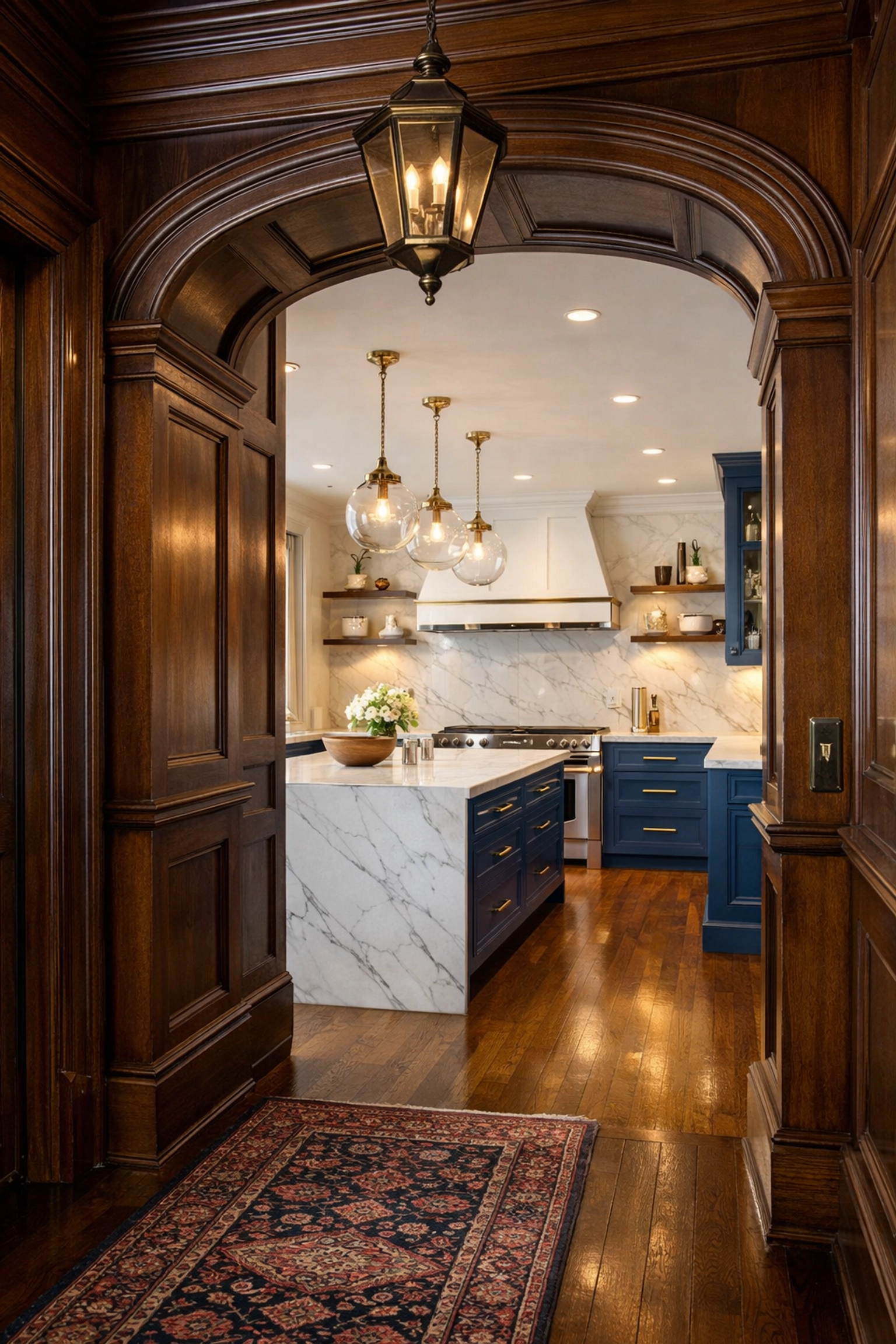 High-end house cleaning services in MA for homes with delicate wood floors and marble countertops.