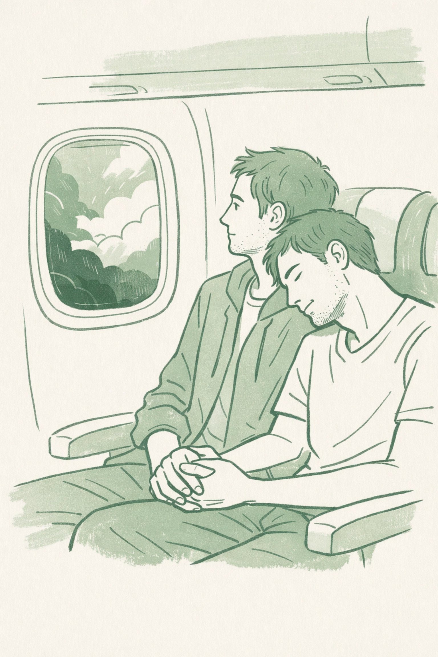 Gay refugee couple on flight to Belgium seeking asylum from Cameroon persecution