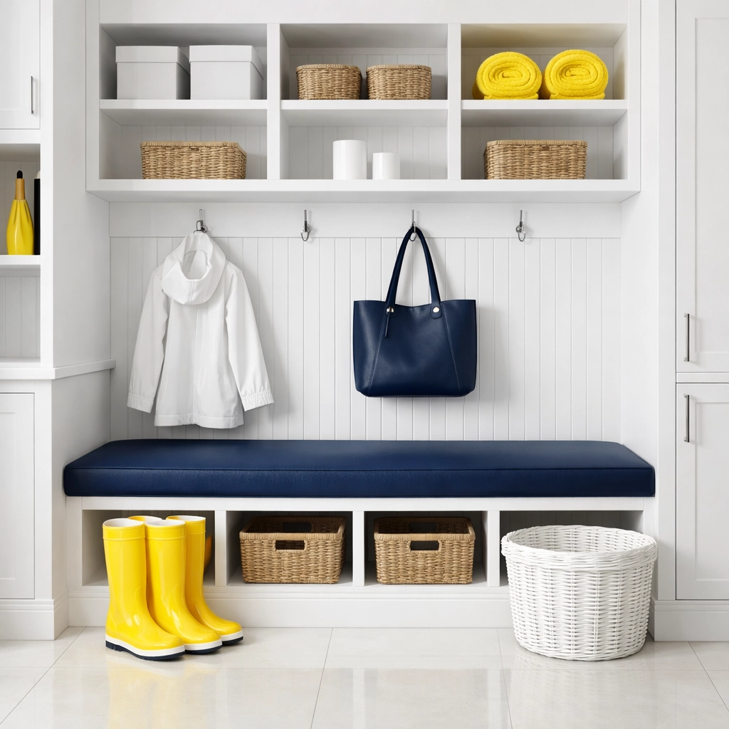 Organized foyer prepared for a scheduled house cleaning Southborough MA service