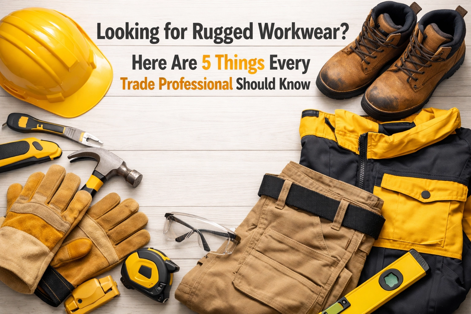 [HERO] Looking for Rugged Workwear? Here Are 5 Things Every Trade Professional Should Know