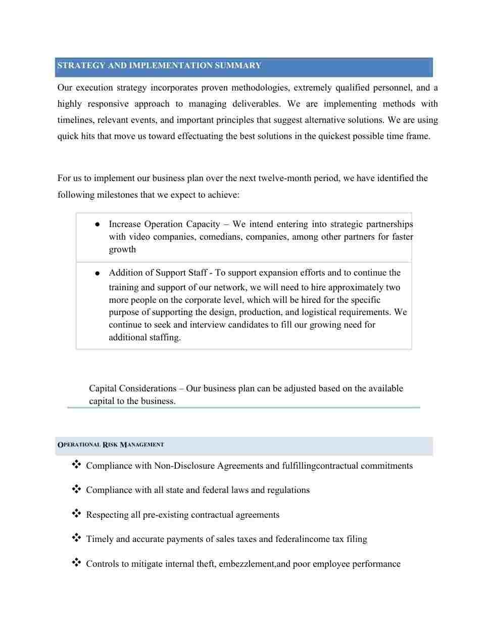 Business Strategy Document for Corporate Video Production and Marketing