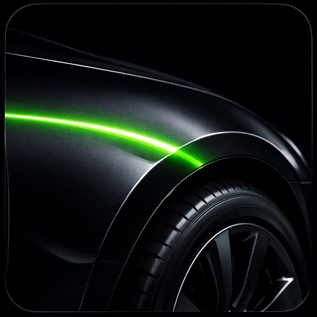 Precision auto body repair and paint finish for University City Missouri collision center ads.