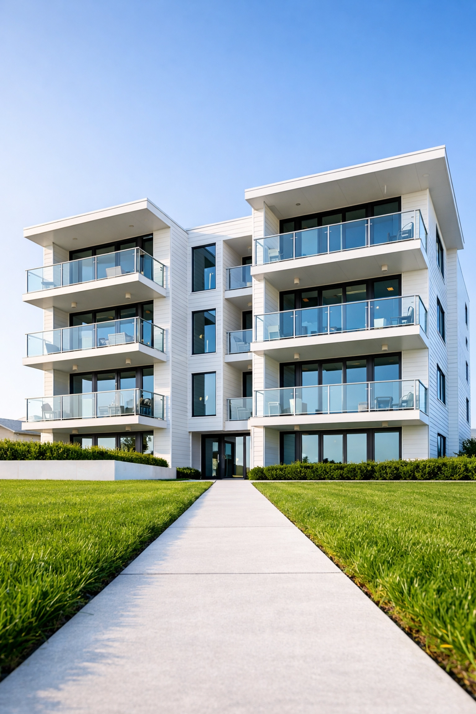 Contemporary 5-unit apartment building showcasing commercial real estate scaling in Missouri.