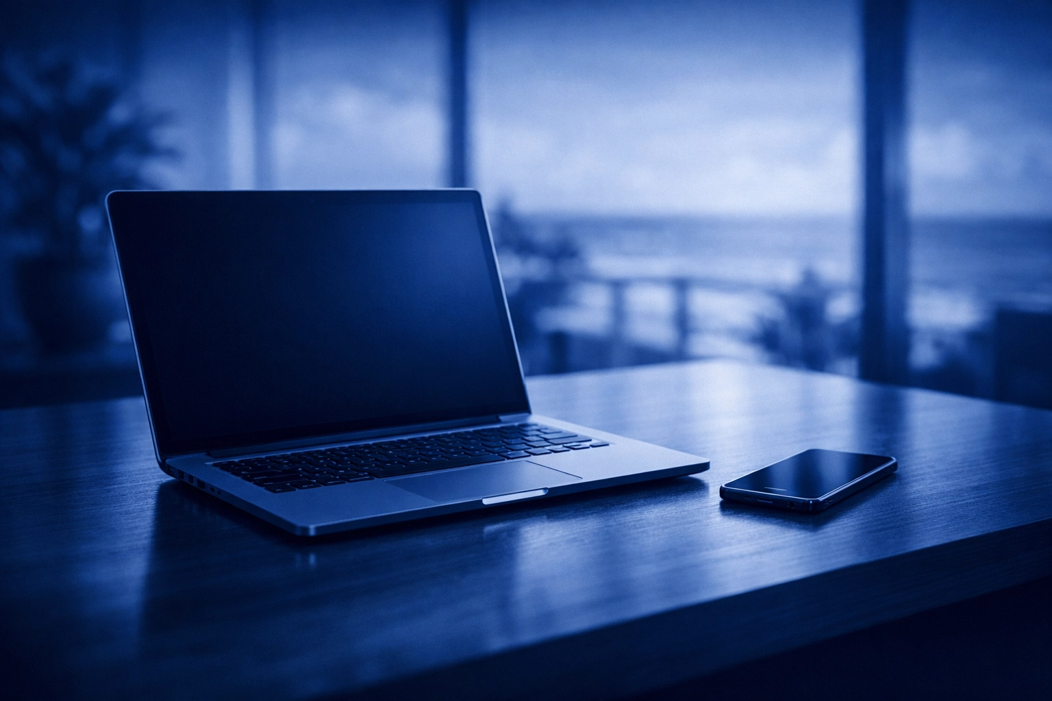 Modern workstation showing cloud-native security for Google Workspace vs Microsoft 365.